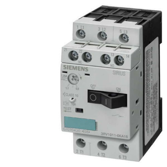 Siemens 3RV1011-0DA10 Sıemens 3RV Sırıus  Motor Koruma Şalteri 0.22-0.32A resmi
