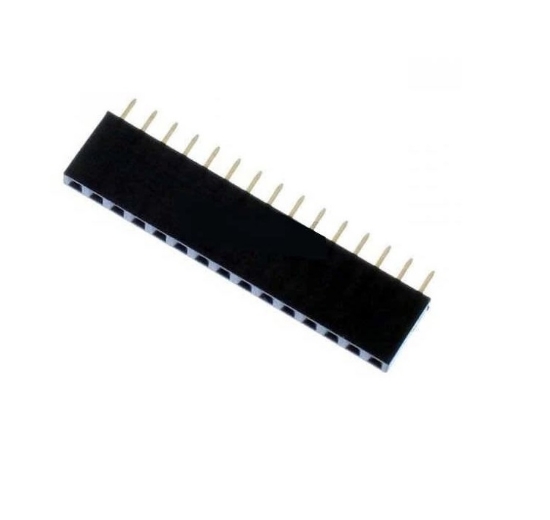 CONNFLY 1X8 180' DİŞİ PİN HEADER 2.54MM resmi